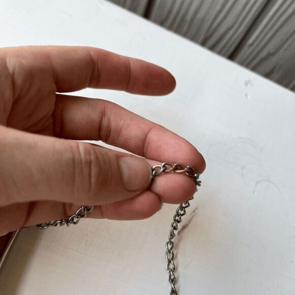 Vintage Whiting & Davis Silver Mesh Kisslock Bag – Made in USA – 7" x 3.75" - Picture 9 of 16